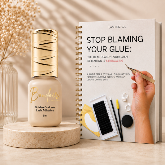 Golden Goddess Lash Adhesive + FREE Retention Checklist